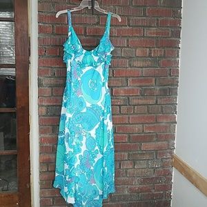 Blue Flowers  Dress